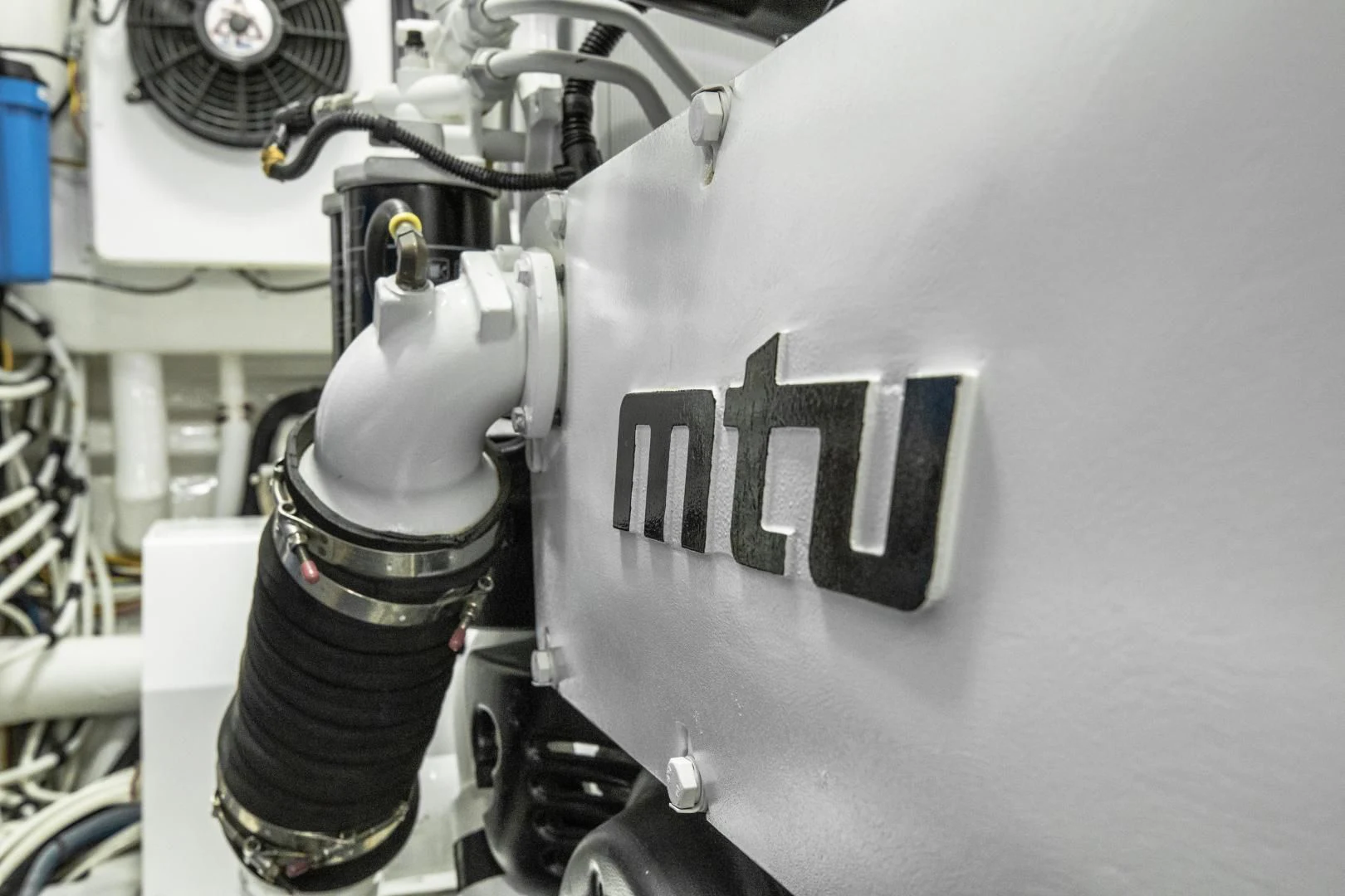 a close-up of a machine aboard TEUSEAS Yacht for Sale