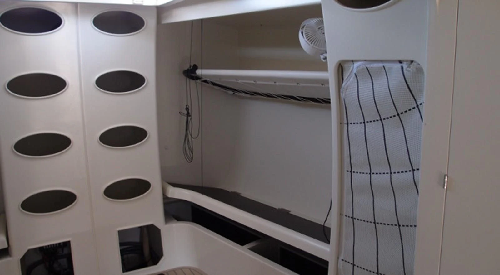 a white box with a vent aboard HIGH SPIRIT Yacht for Sale