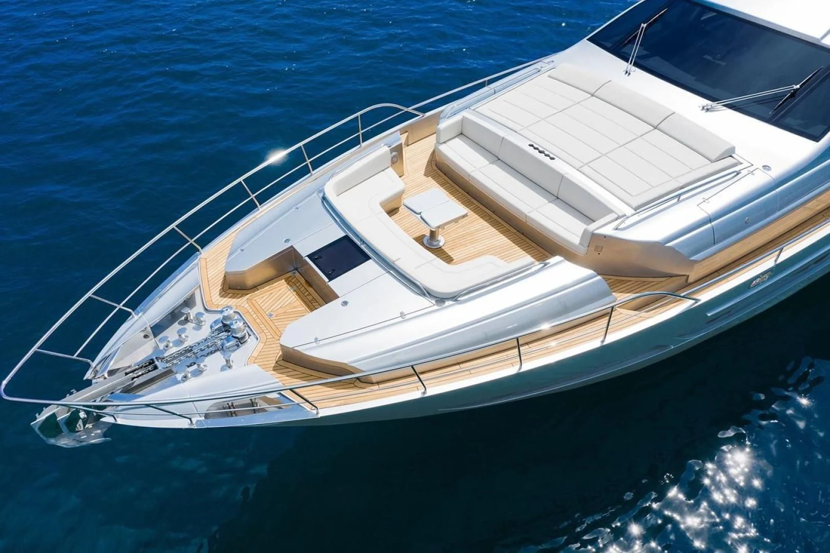 a boat on the water aboard OUR TRADE Yacht for Sale