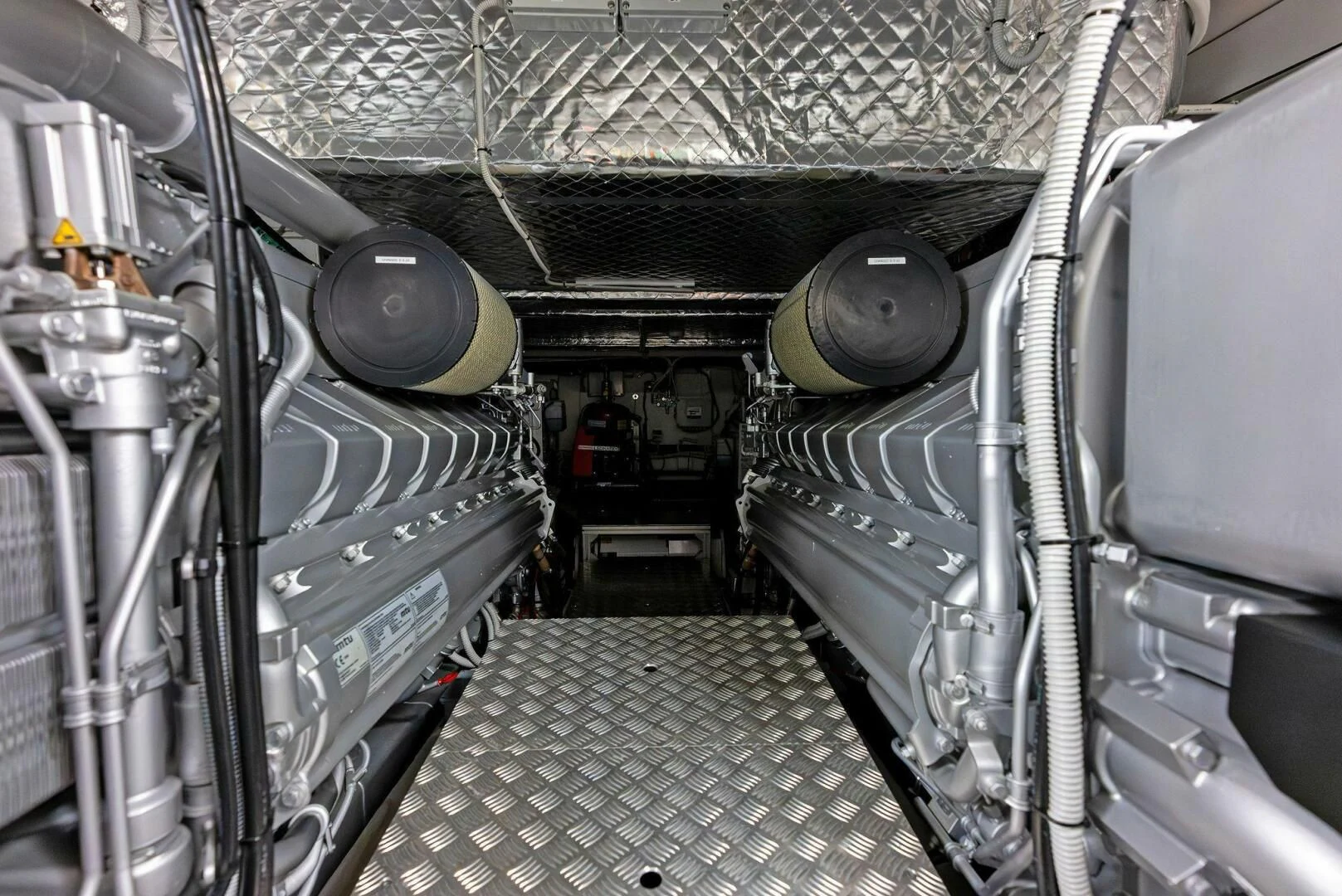 a close-up of a car aboard OUR TRADE Yacht for Sale
