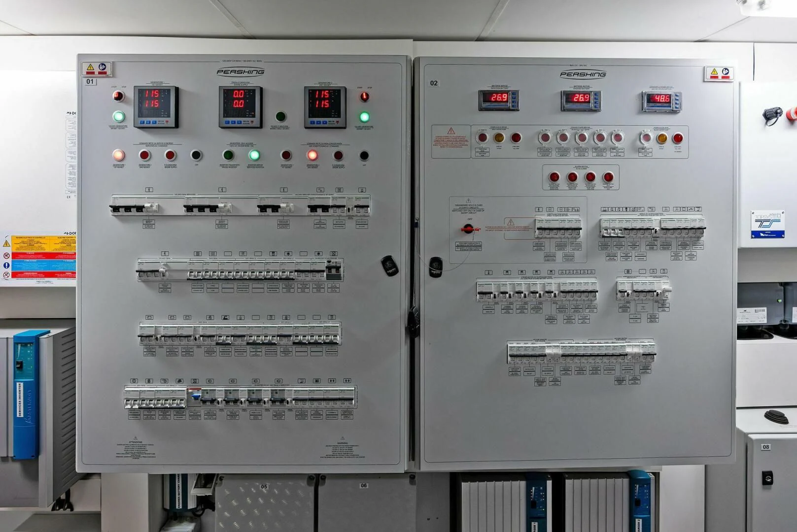 a machine with buttons aboard OUR TRADE Yacht for Sale