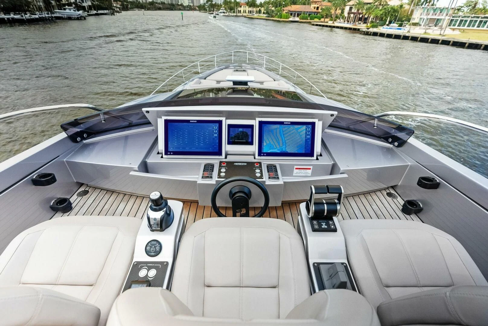 a boat on the water aboard OUR TRADE Yacht for Sale