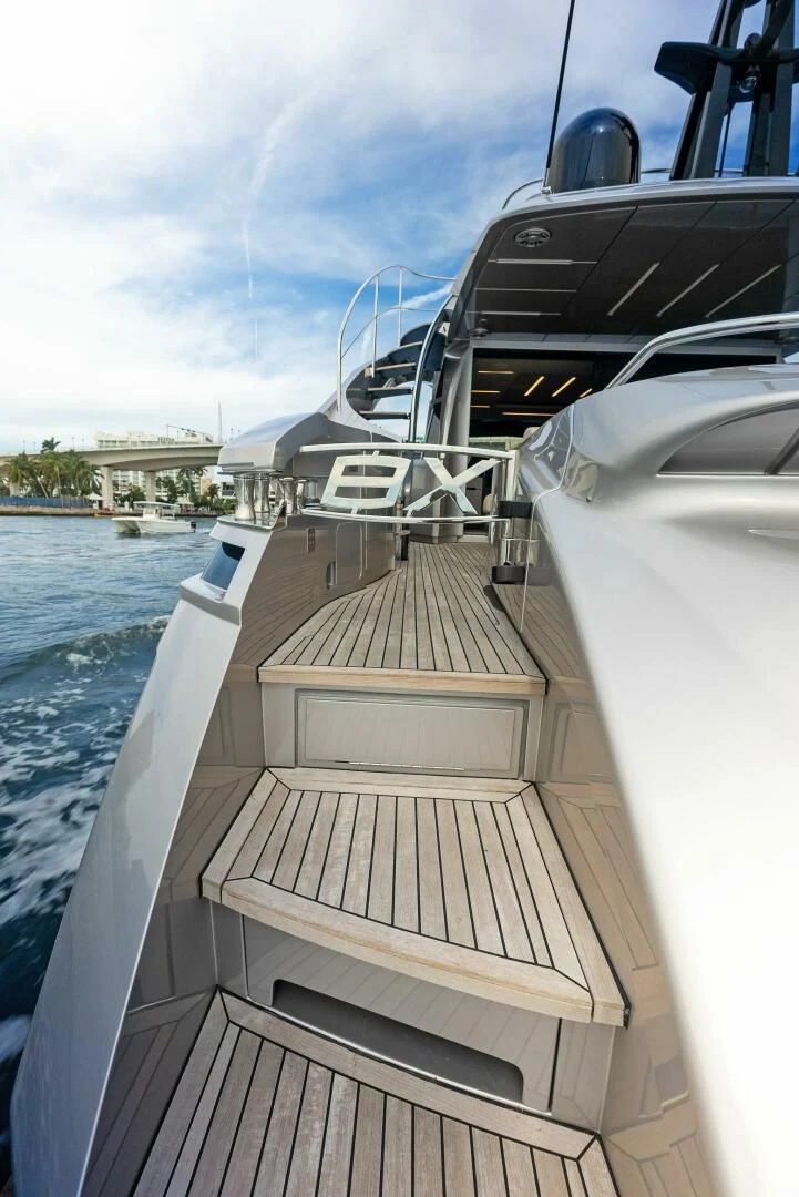 a boat on the water aboard OUR TRADE Yacht for Sale