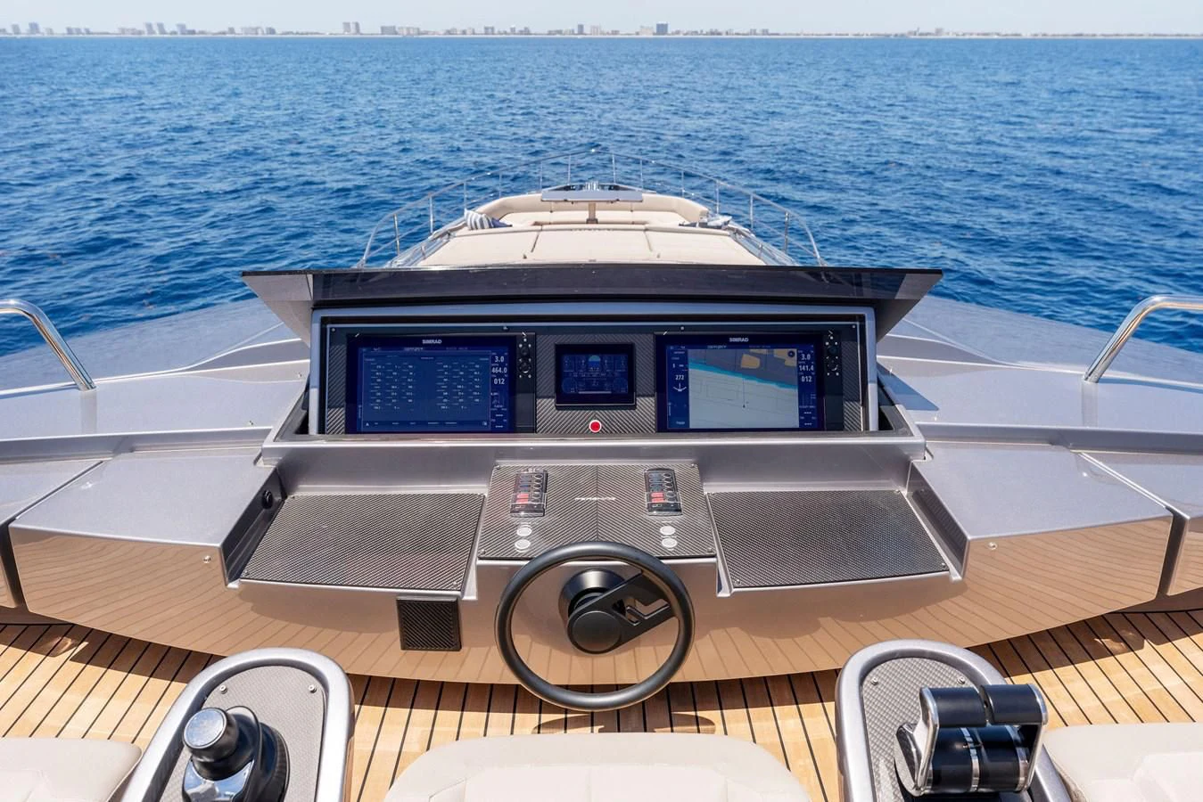 a boat on a boat aboard OUR TRADE Yacht for Sale