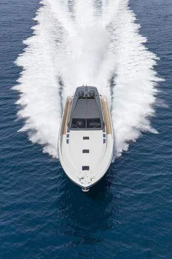 a boat on the water aboard MYSTERE Yacht for Sale