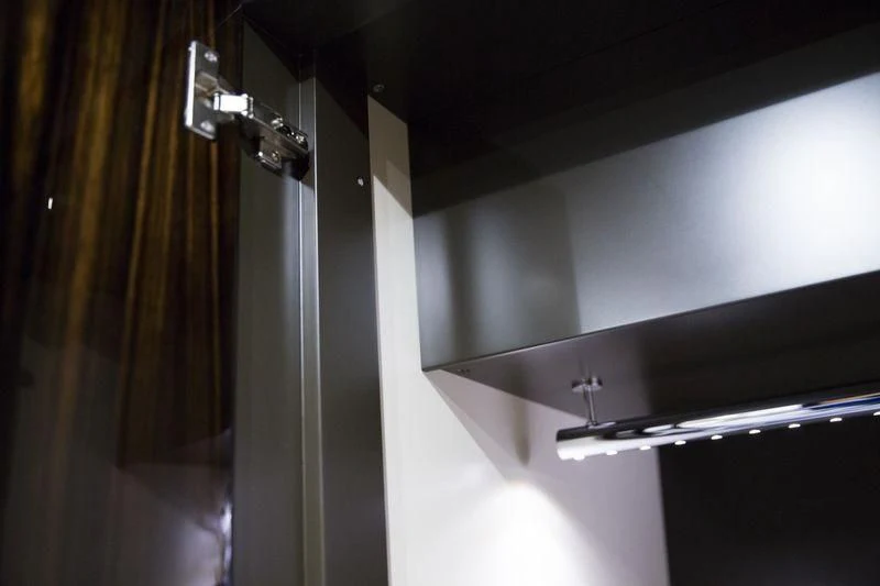 a door with a handle aboard MYSTERE Yacht for Sale