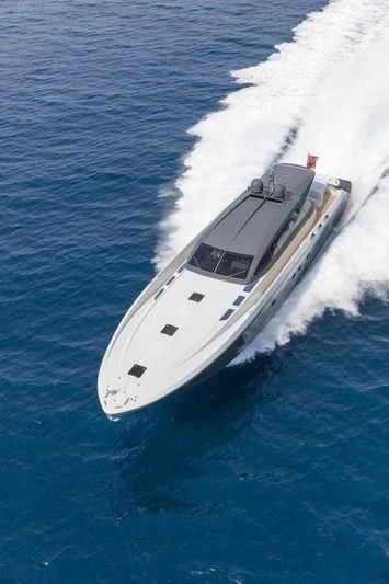 a boat on the water aboard MYSTERE Yacht for Sale