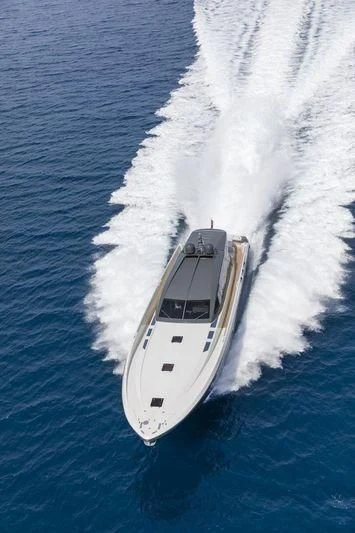 a boat on the water aboard MYSTERE Yacht for Sale
