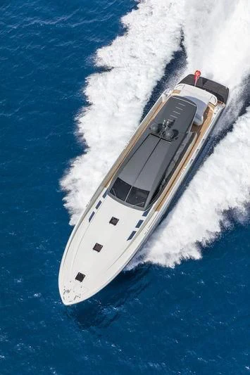a boat on the water aboard MYSTERE Yacht for Sale