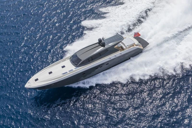 a space ship in the water aboard MYSTERE Yacht for Sale
