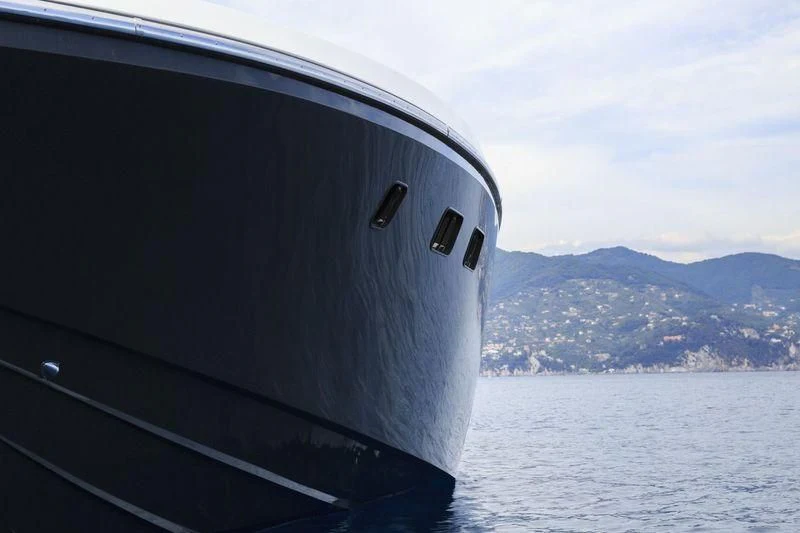 a view of a city from the window of a plane aboard MYSTERE Yacht for Sale