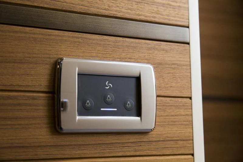a rectangular electronic device aboard MYSTERE Yacht for Sale