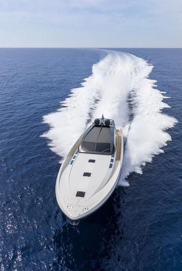 a boat on the water aboard MYSTERE Yacht for Sale
