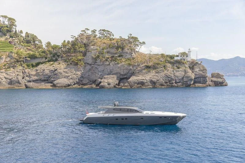 a boat on the water aboard MYSTERE Yacht for Sale