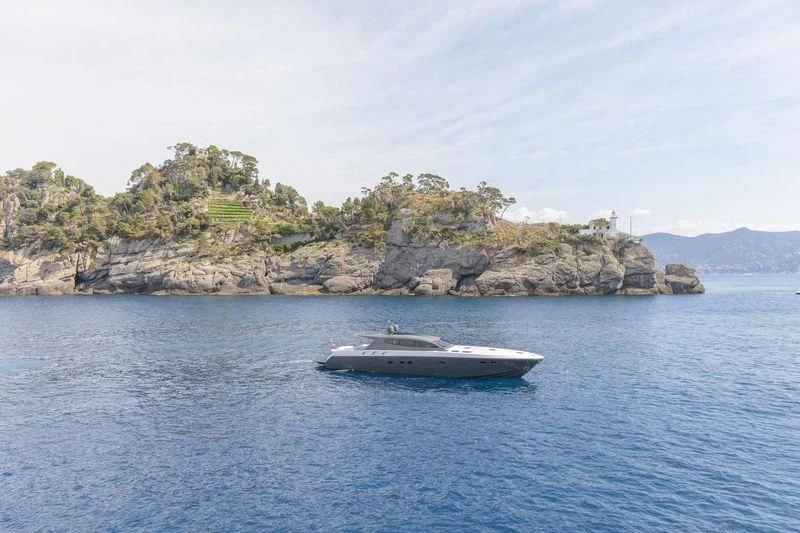 a boat on the water aboard MYSTERE Yacht for Sale