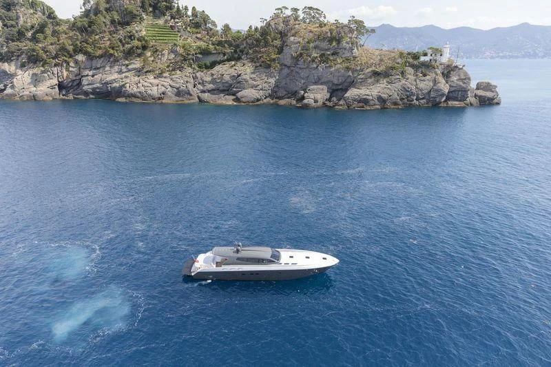 a boat on the water aboard MYSTERE Yacht for Sale