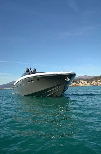 a boat in the water aboard MYSTERE Yacht for Sale