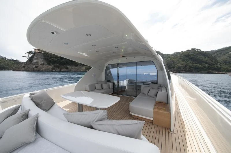 a boat on the water aboard MYSTERE Yacht for Sale