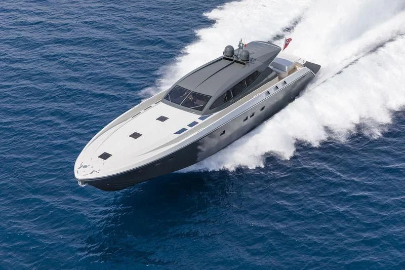 a boat in the water aboard MYSTERE Yacht for Sale