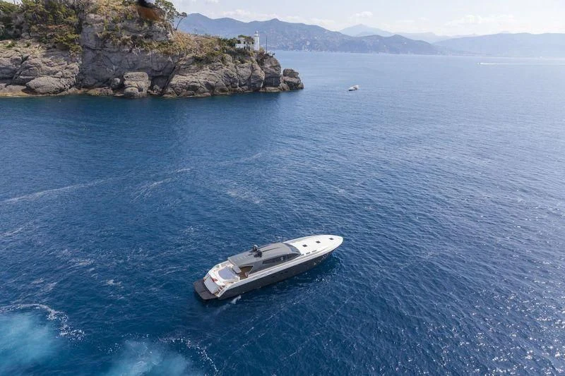a boat on the water aboard MYSTERE Yacht for Sale