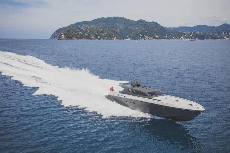 a boat on the water aboard MYSTERE Yacht for Sale