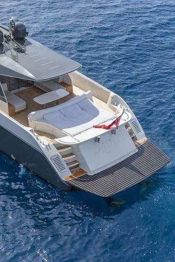 a boat on the water aboard MYSTERE Yacht for Sale