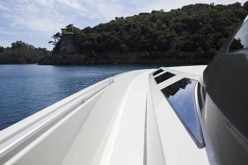 a boat on the water aboard MYSTERE Yacht for Sale