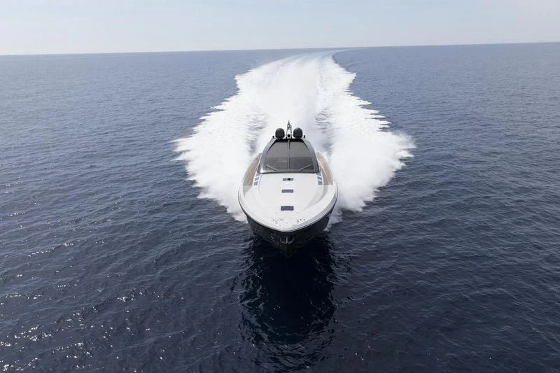 a boat on the water aboard MYSTERE Yacht for Sale