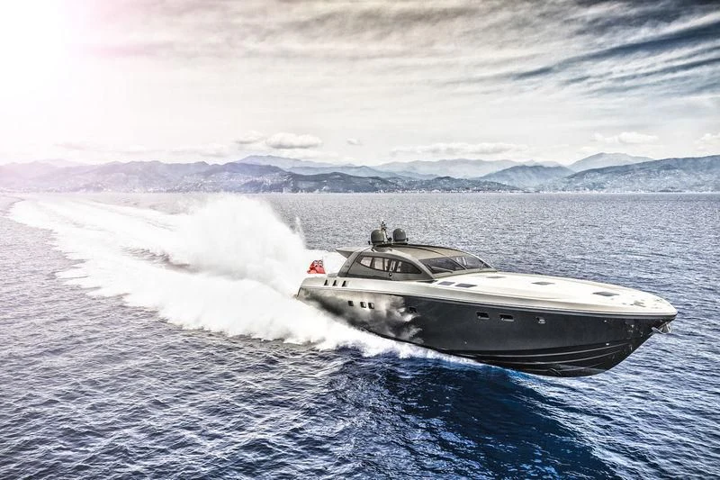 a boat in the water aboard MYSTERE Yacht for Sale