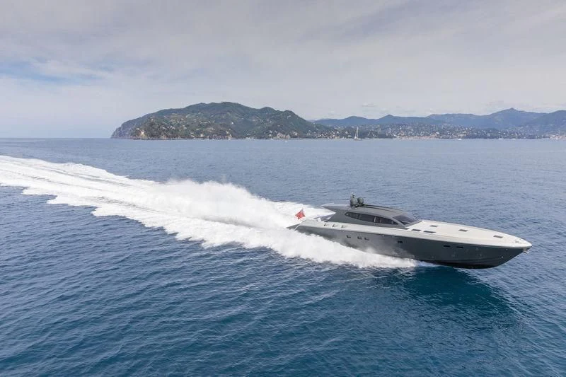 a boat on the water aboard MYSTERE Yacht for Sale