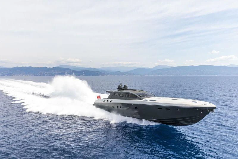 a boat on the water aboard MYSTERE Yacht for Sale