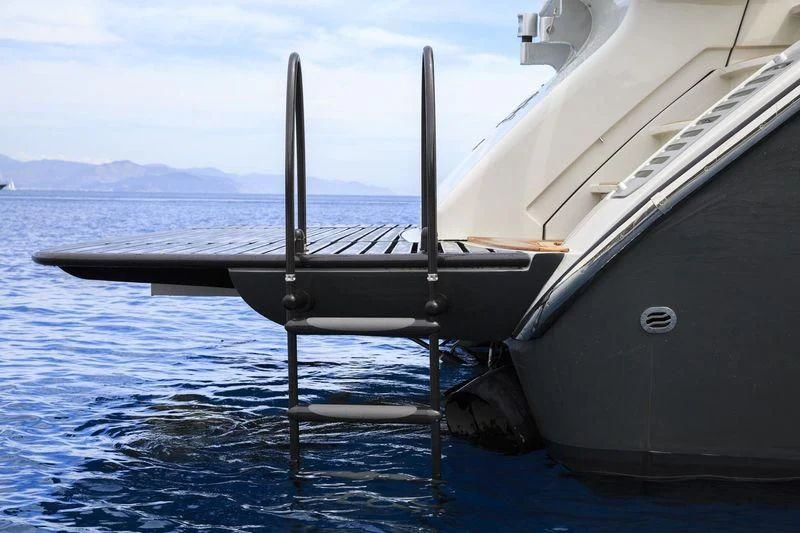 a boat on the water aboard MYSTERE Yacht for Sale