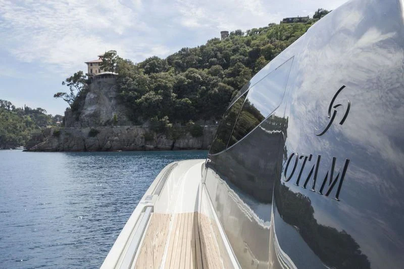 a boat on the water aboard MYSTERE Yacht for Sale