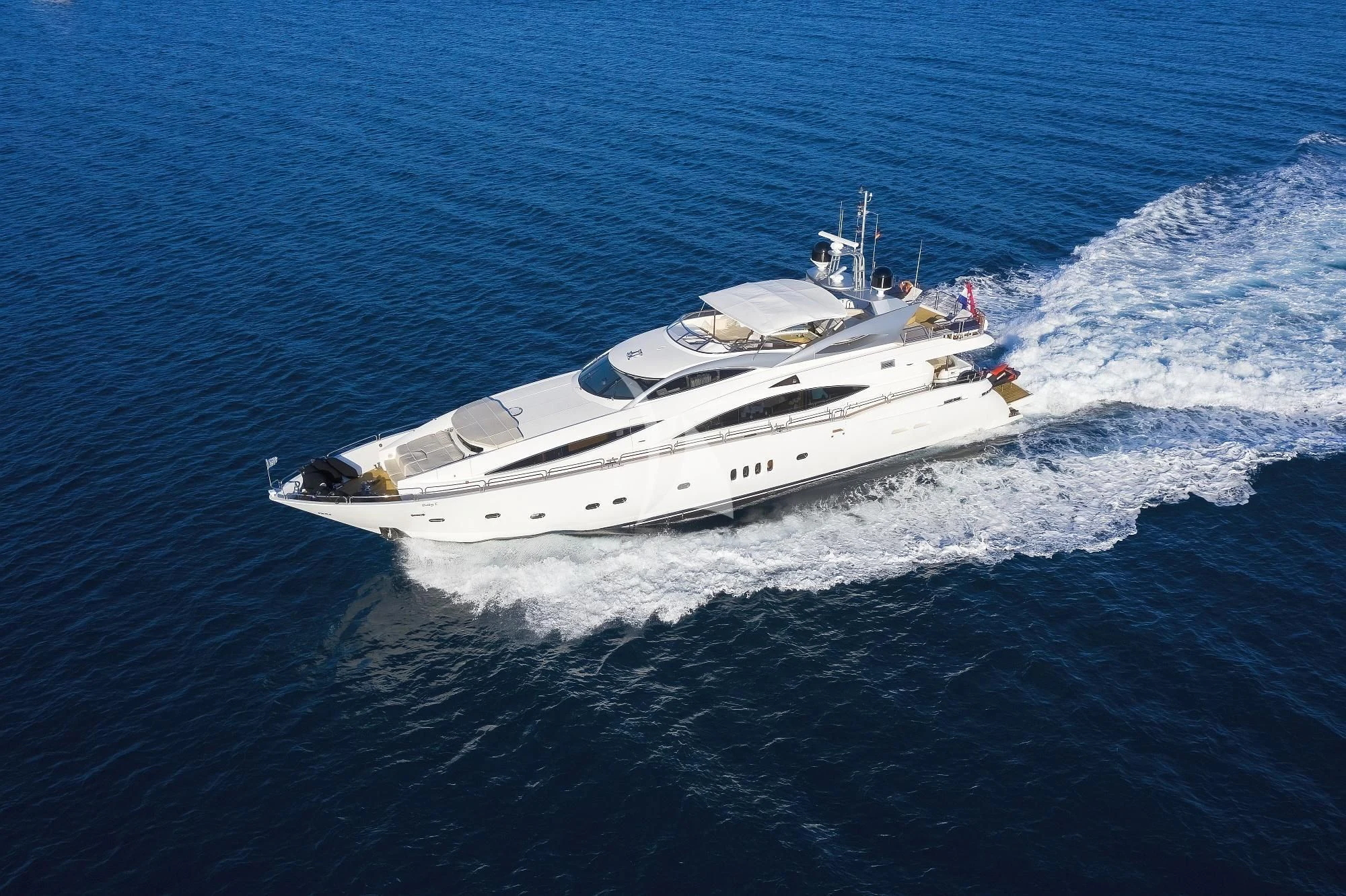 a ship in the water aboard BABY I Yacht for Sale