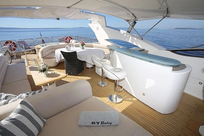a boat on the water aboard BABY I Yacht for Sale