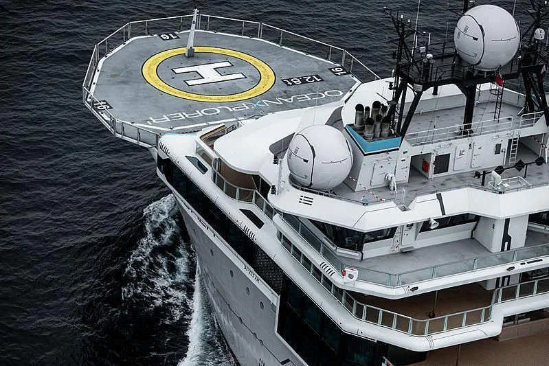diagram, engineering drawing aboard OCEANXPLORER 1 Yacht for Sale