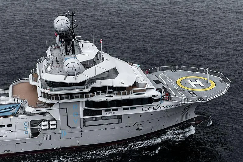 diagram, engineering drawing aboard OCEANXPLORER 1 Yacht for Sale