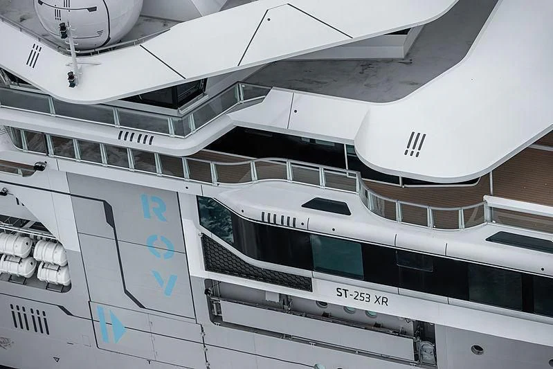 diagram, engineering drawing aboard OCEANXPLORER 1 Yacht for Sale