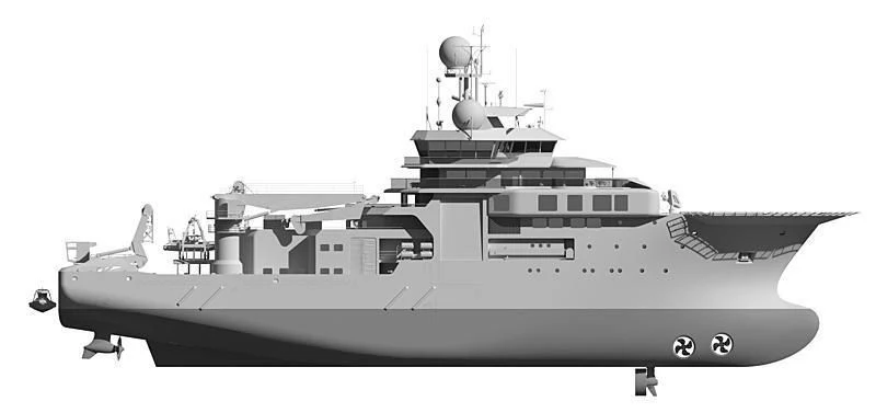 a black and white photo of a ship aboard OCEANXPLORER 1 Yacht for Sale