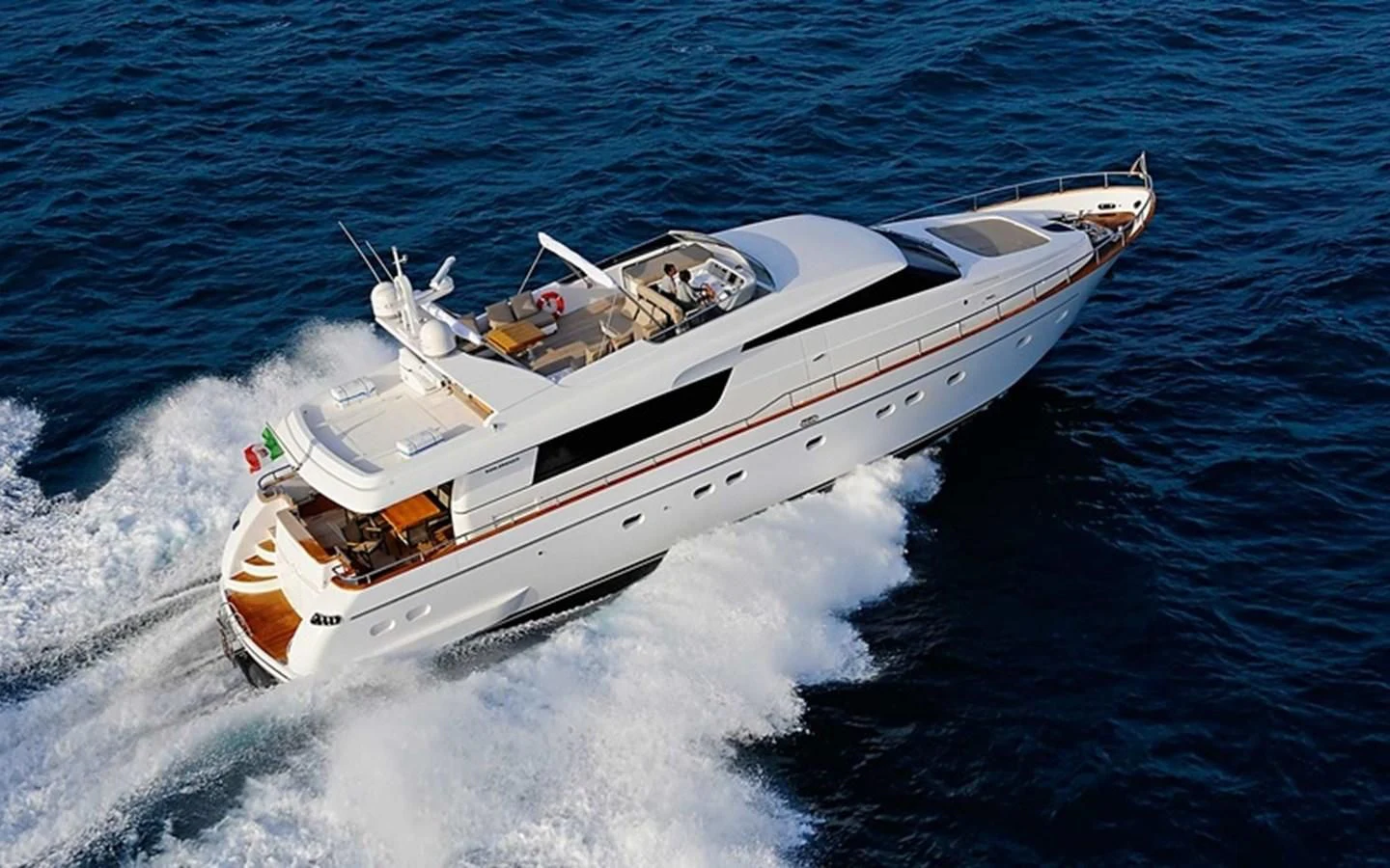 a boat on the water aboard MARIS STELLA Yacht for Sale