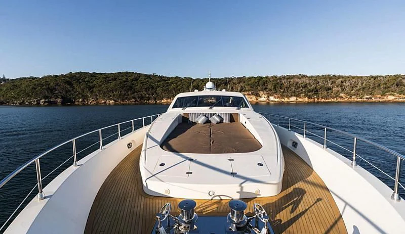 a boat on a body of water aboard PALOMA Yacht for Sale