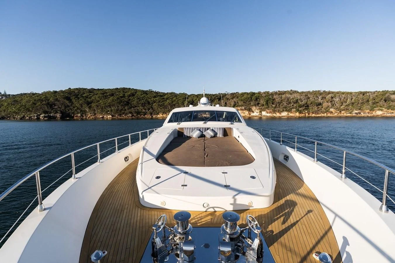 a boat on a body of water aboard PALOMA Yacht for Sale