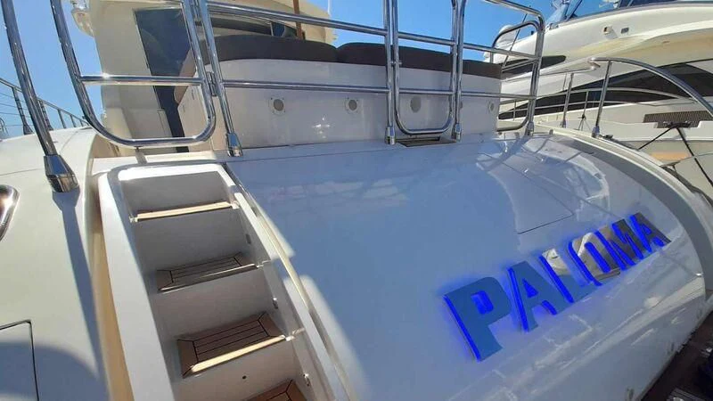 a close-up of a machine aboard PALOMA Yacht for Sale