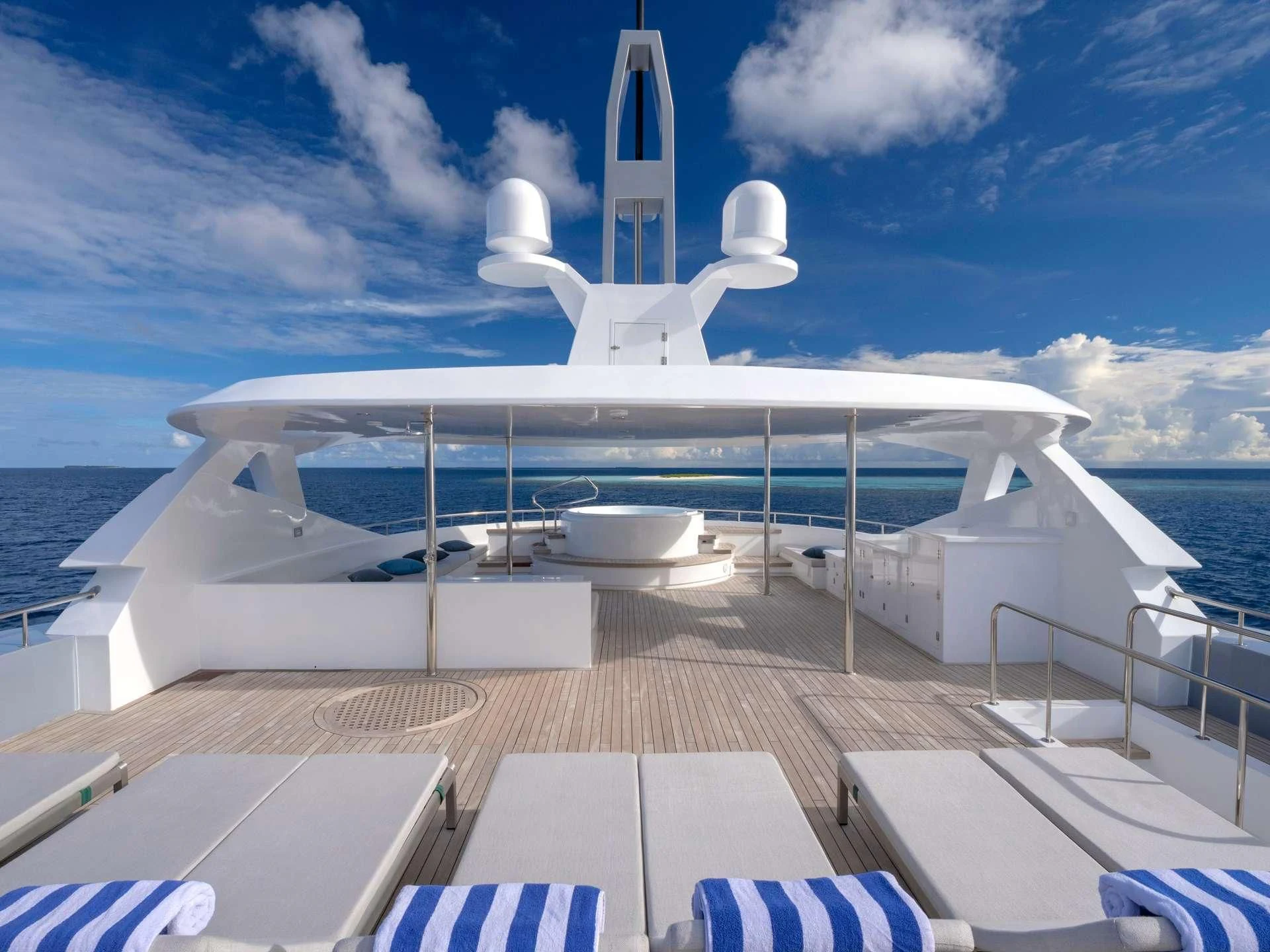a boat on the water aboard SEAREX Yacht for Sale