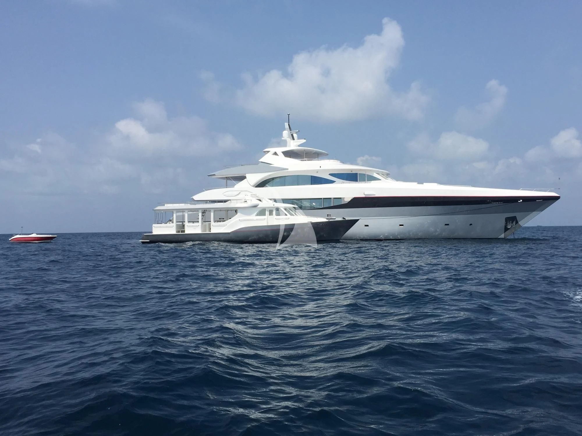 a boat in the water aboard SEAREX Yacht for Sale