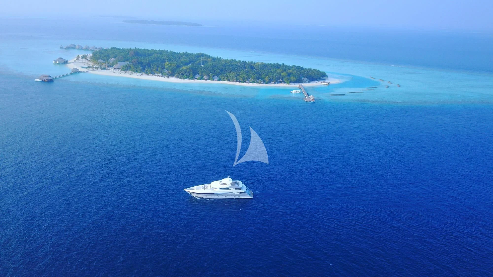 a group of boats in the ocean aboard SEAREX Yacht for Sale