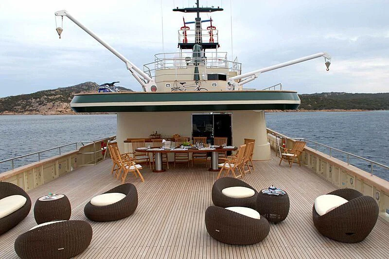 a boat on a boat aboard DADDY SHANE Yacht for Sale
