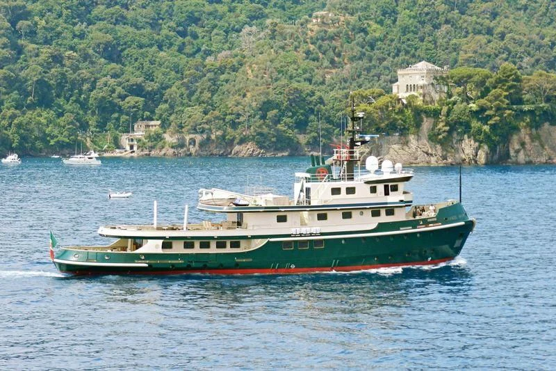 a boat on the water aboard DADDY SHANE Yacht for Sale