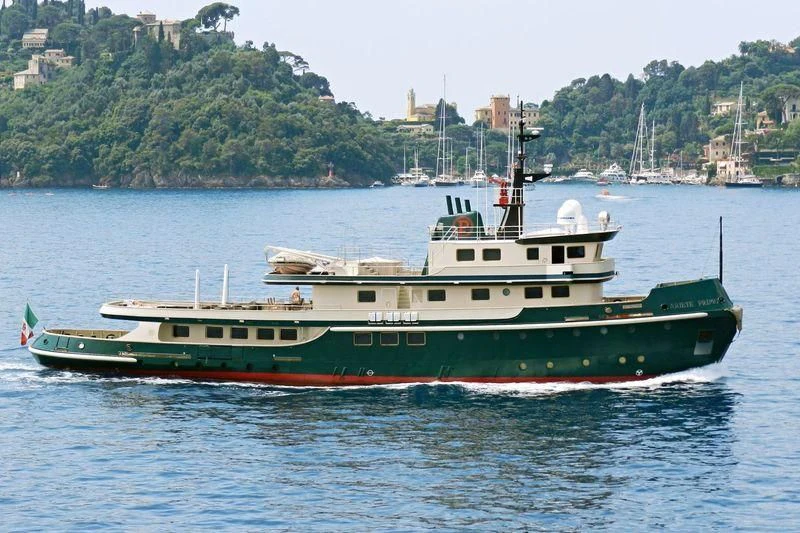 a large boat in the water aboard DADDY SHANE Yacht for Sale