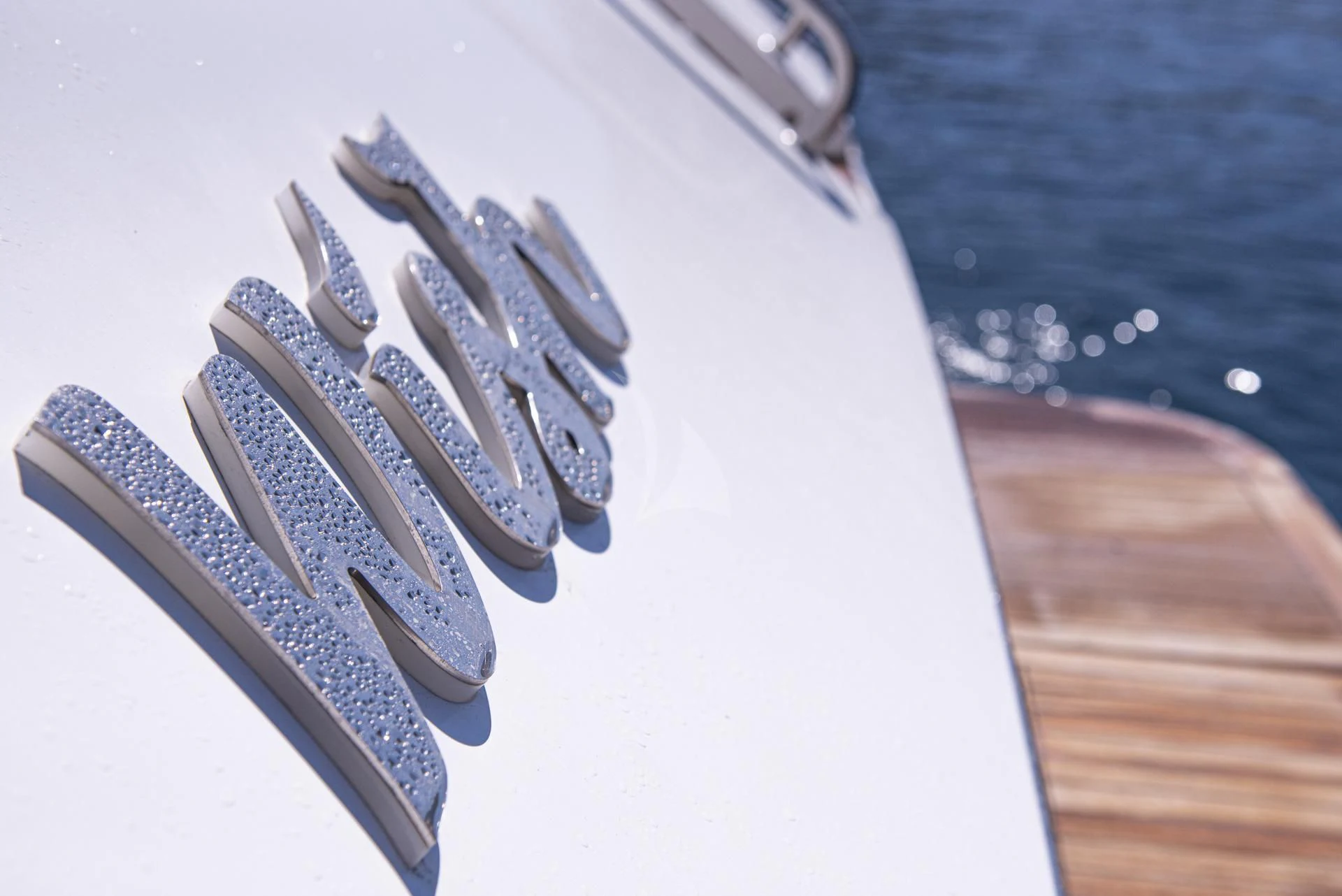 a metal object with a string aboard WISH Yacht for Sale